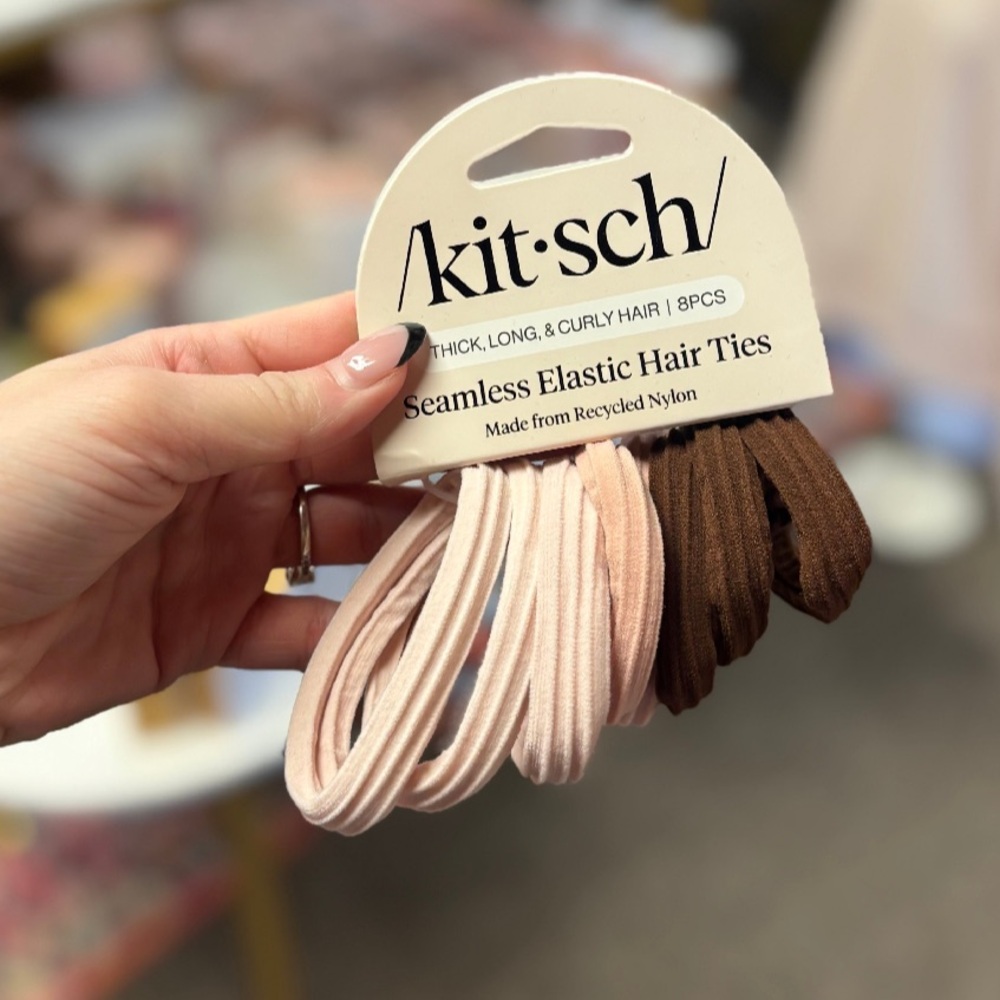 NWT 8 Piece Recycled Seamless Hair Elastics Set